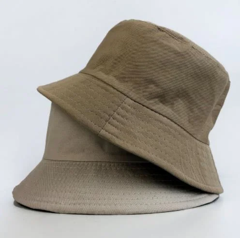 Custom Cotton Round Top Blank Embroidery Printing Outdoor Fishing Bucket Hat