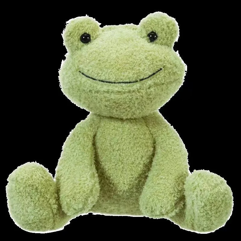 Matcha Grün Niedlichen Kleinen Frosch Rag Puppe Plüsch Spielzeug Baby
