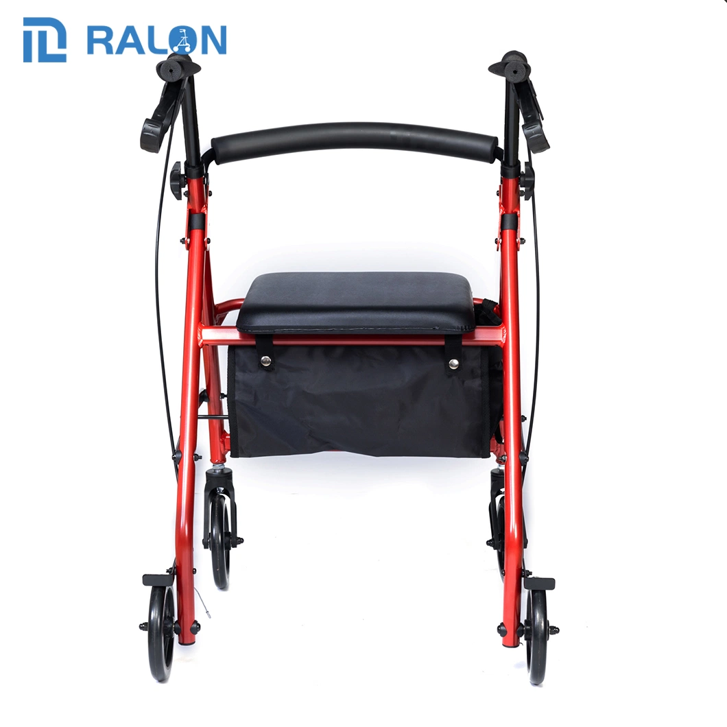 Manual Carts Lightweight Walking Aluminum Folding Disabled Walkers