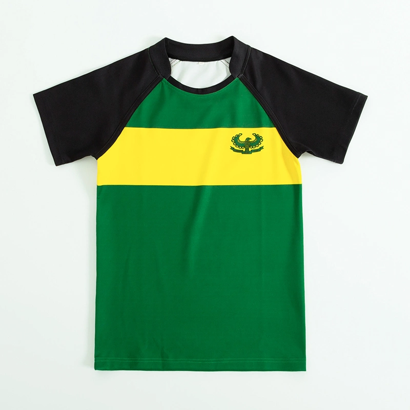 Wholesales Custom Design Printing Soccer Wear Shorts Sleeve Uniform Set Men Women Training Club Sublimation Patchwork Shirts Rugby Shirts Football Jersey