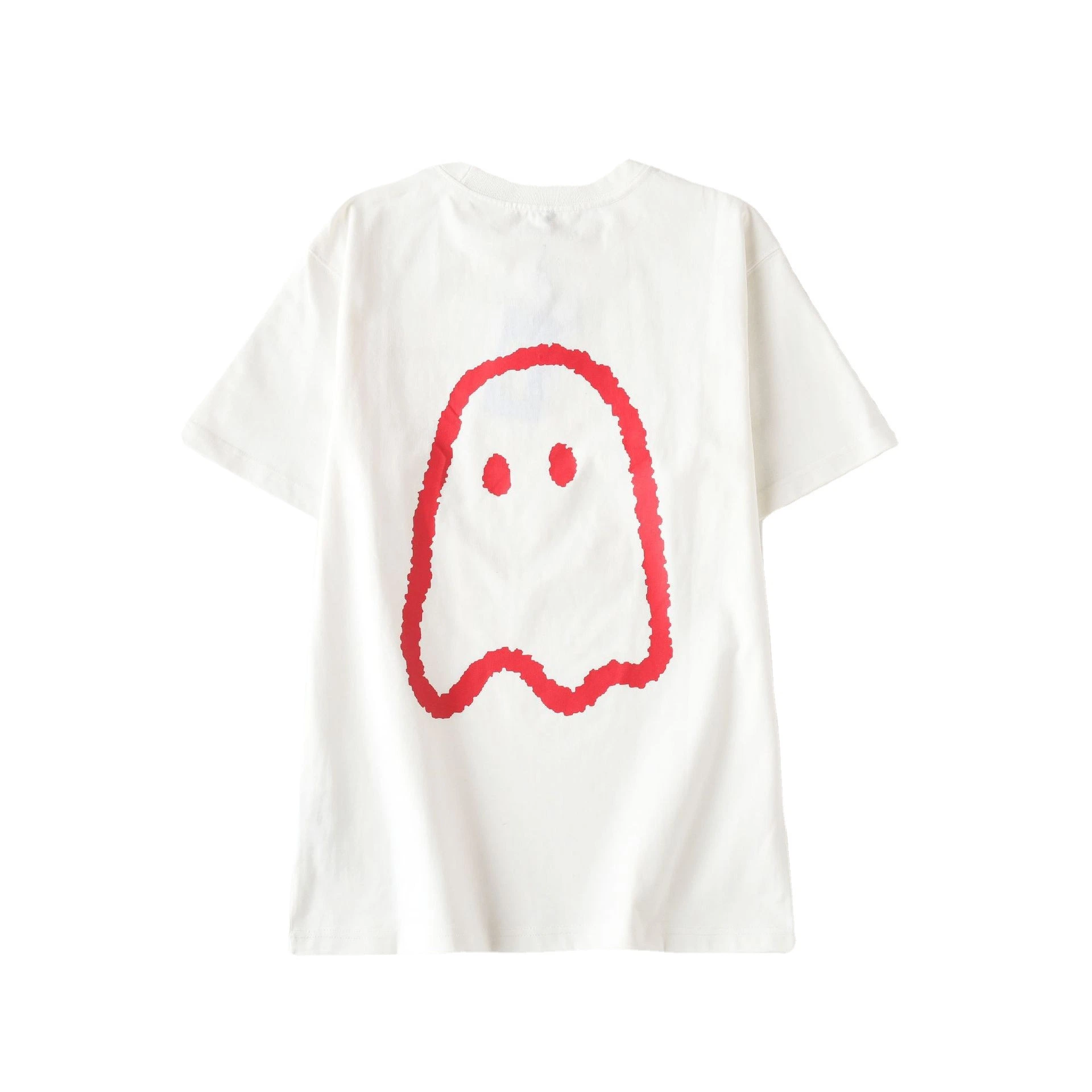 Jimo District Ader Back Small Ghost Print Short Sleeve Summer Korean Tide Brand Couple Loose Casual Cotton Women's T-Shirt