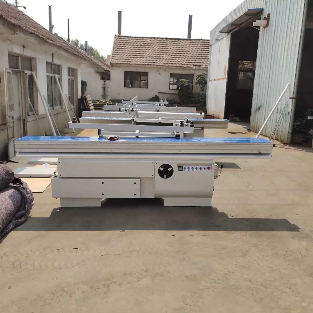 Electric Control High Precision Semi Automatic Slide Table Saw Machine for Wood Cutting