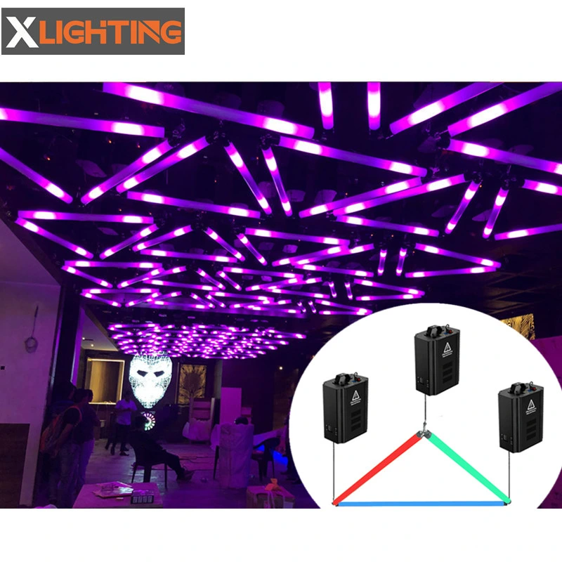 Professional Portable DJ Lights Disco Kinetic Tube Stage Lighting RGB Kinetic LED Tube or Ball
