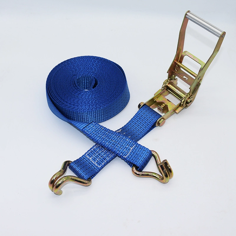 CE Approved Polyester Leo Shrink Packing, Blister Box or Bag Cargo Lashing Belts Ratchet Buckle