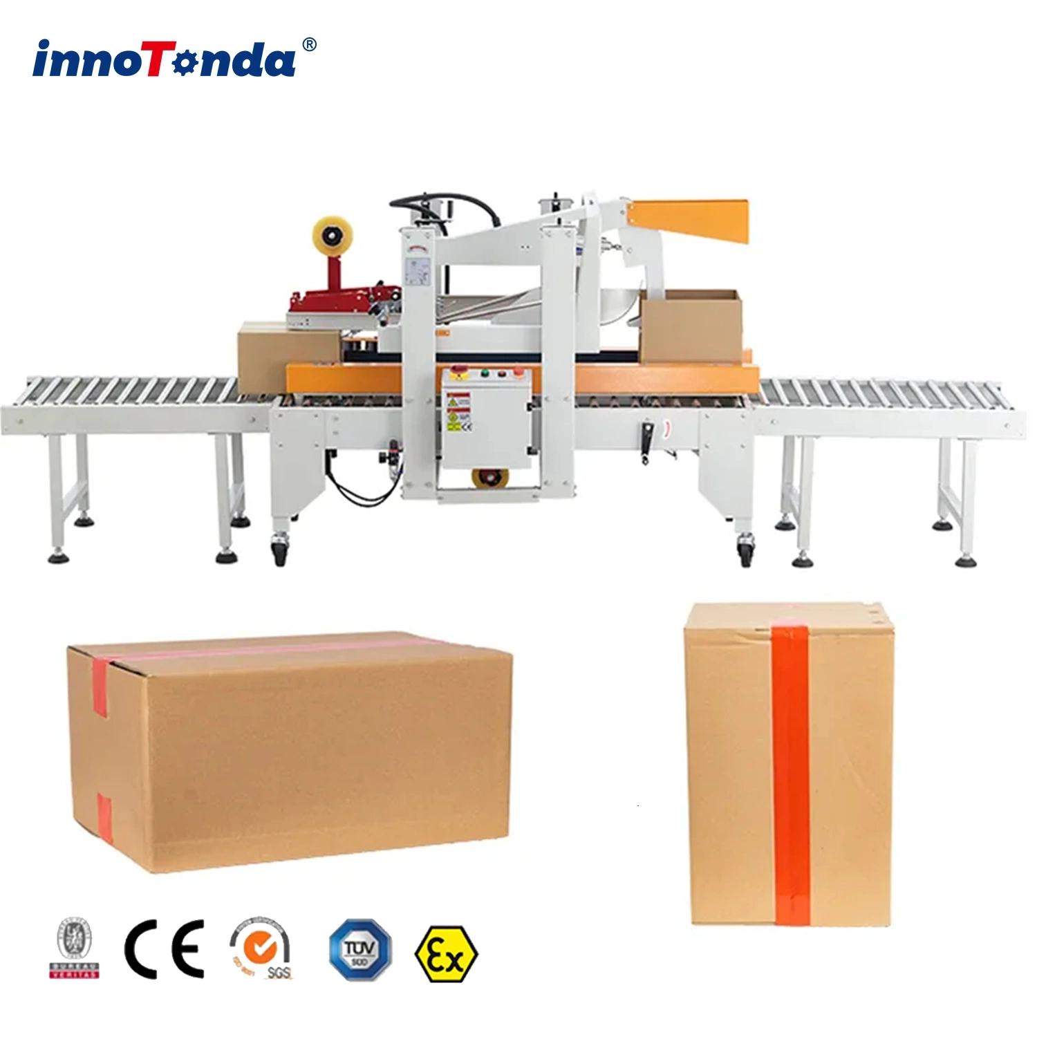 Factory Supply Automatic Case Taper Sealer Packing Auto Box Taping Carton Sealing Machine