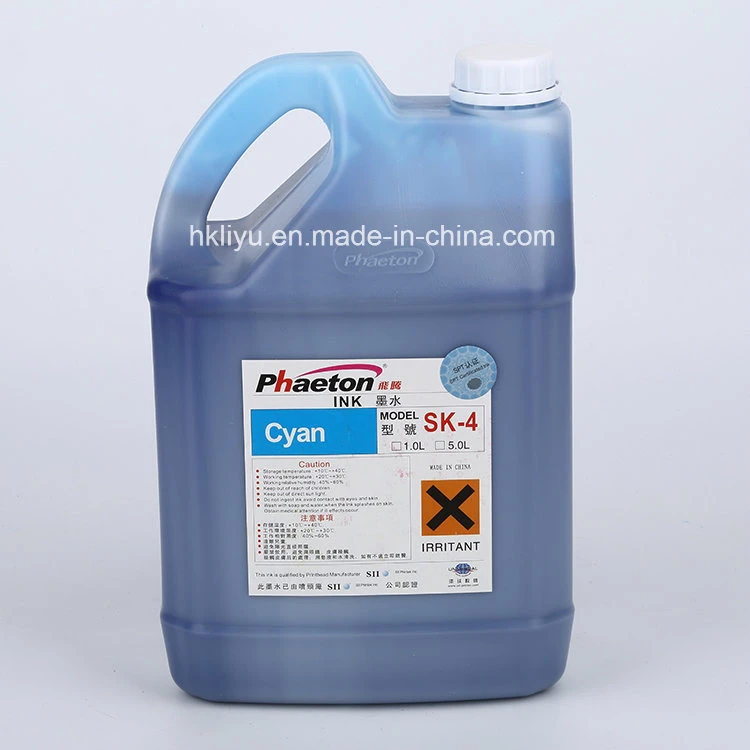 Factory/Wholesale/Supplier Price Phaeton Sk4 Solvent Ink for Seiko Spt510 Print Head Sk4 Ink for Sid Challenger Infiniti Phaeton Printer with Seiko 510 Head Ink