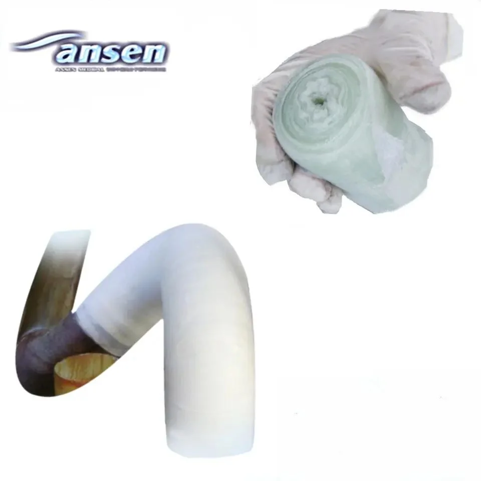 High Pressure Resistant Pipe Repair Bandage Tape Fiberglass Bandage Seals The Active Leakages Instantly