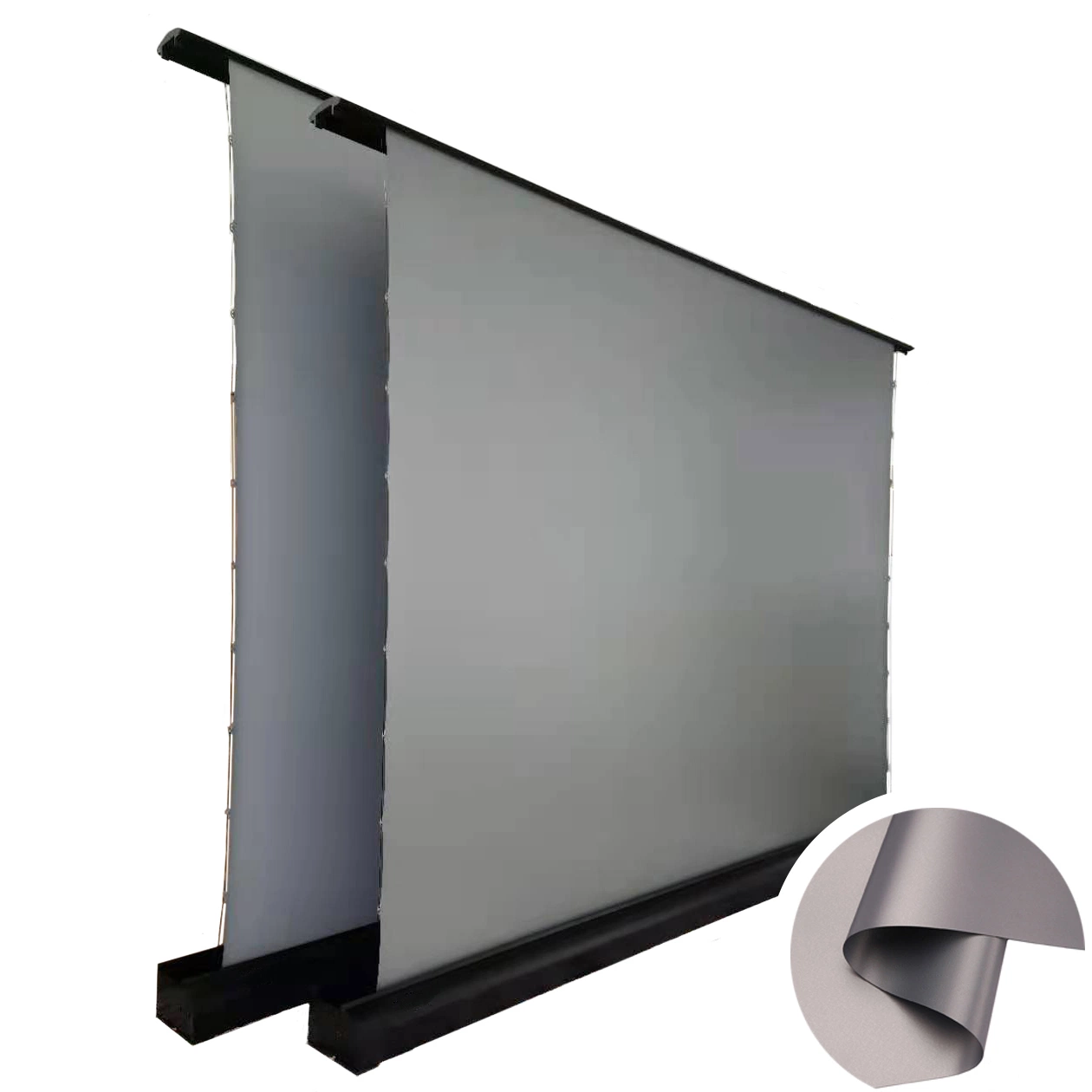 2.2m/2.5m/2.8m Anti Light PVC Projection Film Projection Screen Fabric