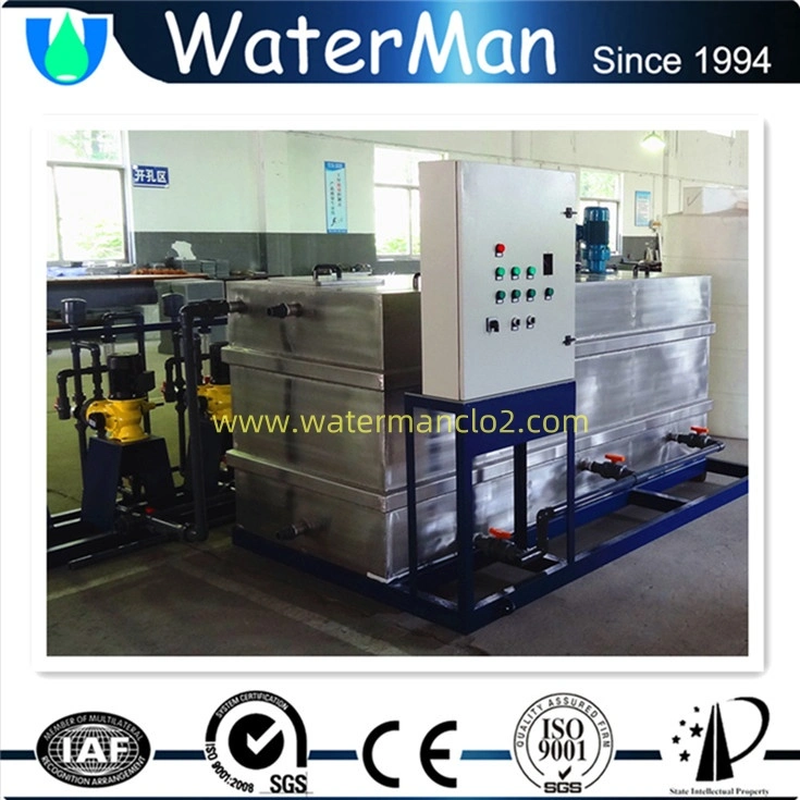 Chemical PAM Dosing System 3000L/H PLC Automatic Control