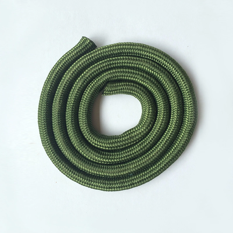 Customized 6mm Colorful Braided Flat Nylon/PP/Polyester/Parachute Rope