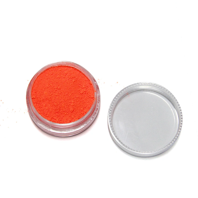 China Lieferant Orange Rot Neon fluoreszierendes Pigment für Kunststoff-Injektion