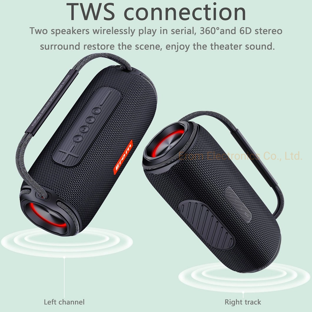 Hot Sale Factory Direct Price Mini Audio Professional Bluetooth Speaker Support Answer Call, TF Card, Aux in, USB Drive