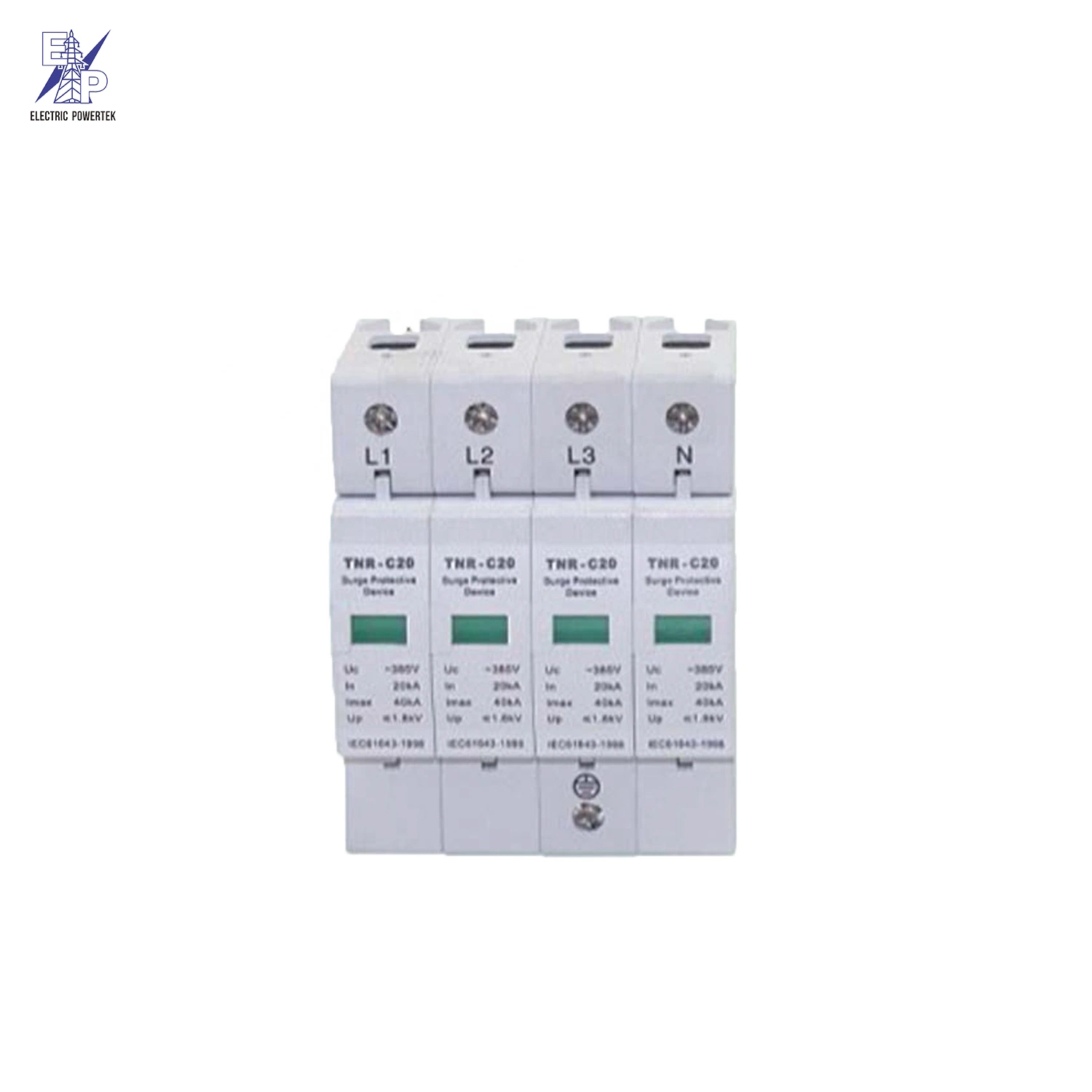 SPD 20ka 2p 3p AC China Electrical Equipment Surge Protective Device