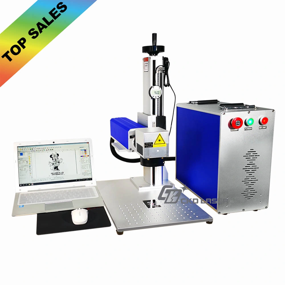 Afordable Jewelry Cutting Pigeon Ring Color Fiber Laser Marking Machine for Small Bussiness