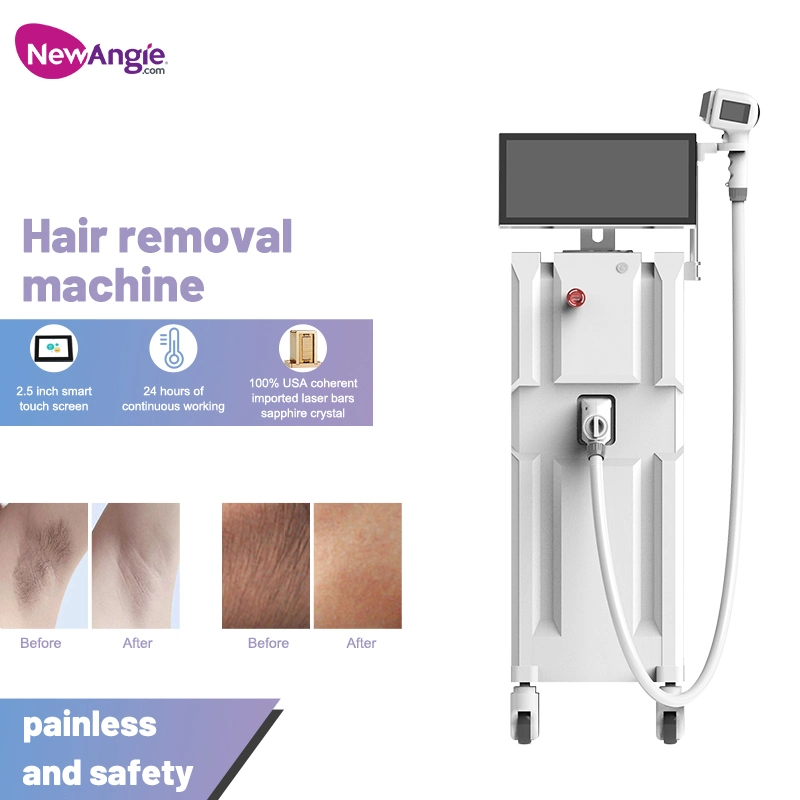 Strong Power 755 808 1064nm Salon Beauty Diode Laser Hair Removal Equipment
