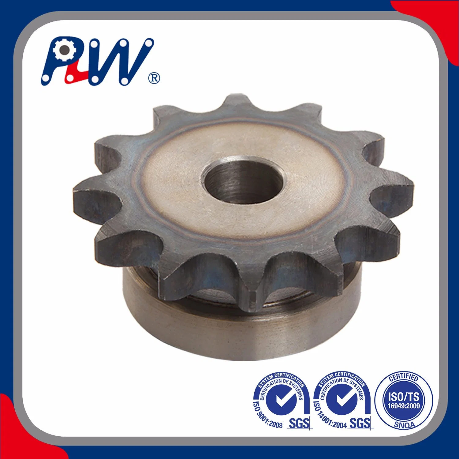 Alloy Steel/Stainless Steel Standard Made-to-Order or Plw Sprocket Motorcycle Parts