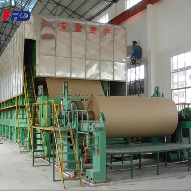 637 250t/D 4400mm for Waste Carton Recycling to Kraft Corrugated Fluting Paper Manufacturing Plant Machine Cost Corrugate Carton Paper Making Complete