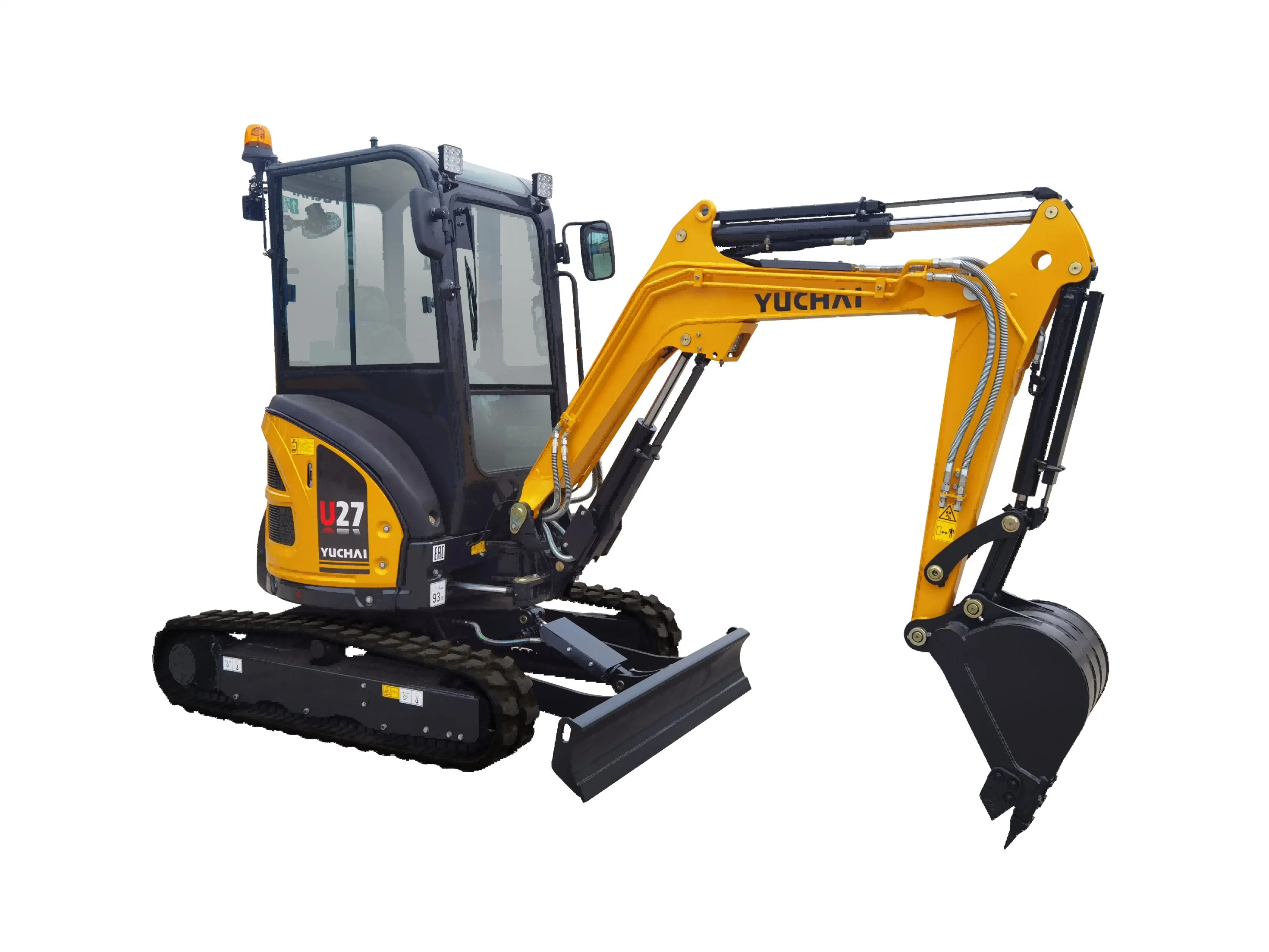 Yuchai YC27sr PRO mini excavadora hidráulica de 2,7 Ton Euro V