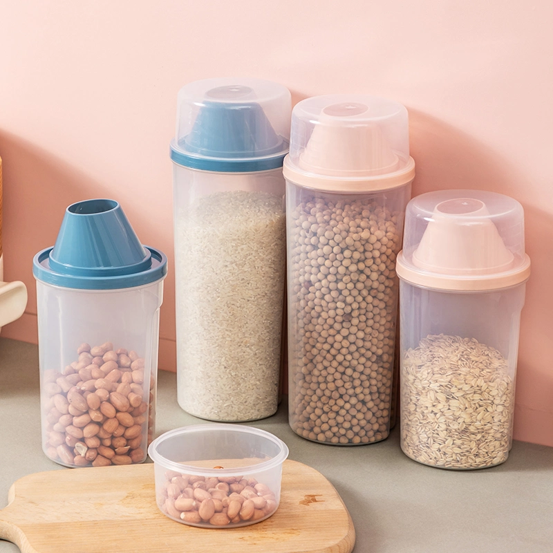 Airtight Rice Cereal Food Container 1L-1.5L Food Containers Cereal Jar Storage Container Set