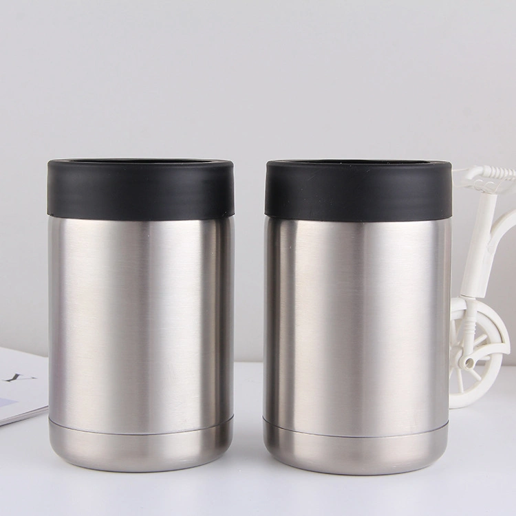 Custom Logo Stainless Steel Cold Keeper Bottle Can Cooler Cup Tumbler Double Vacuum Insulated Cans Thermos
