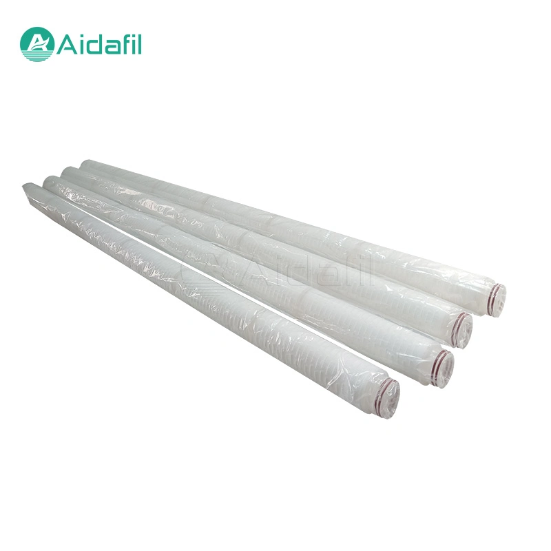 Factory Supply 60" High Flow Polypropylene Folding Filter Cartridge Water Filter