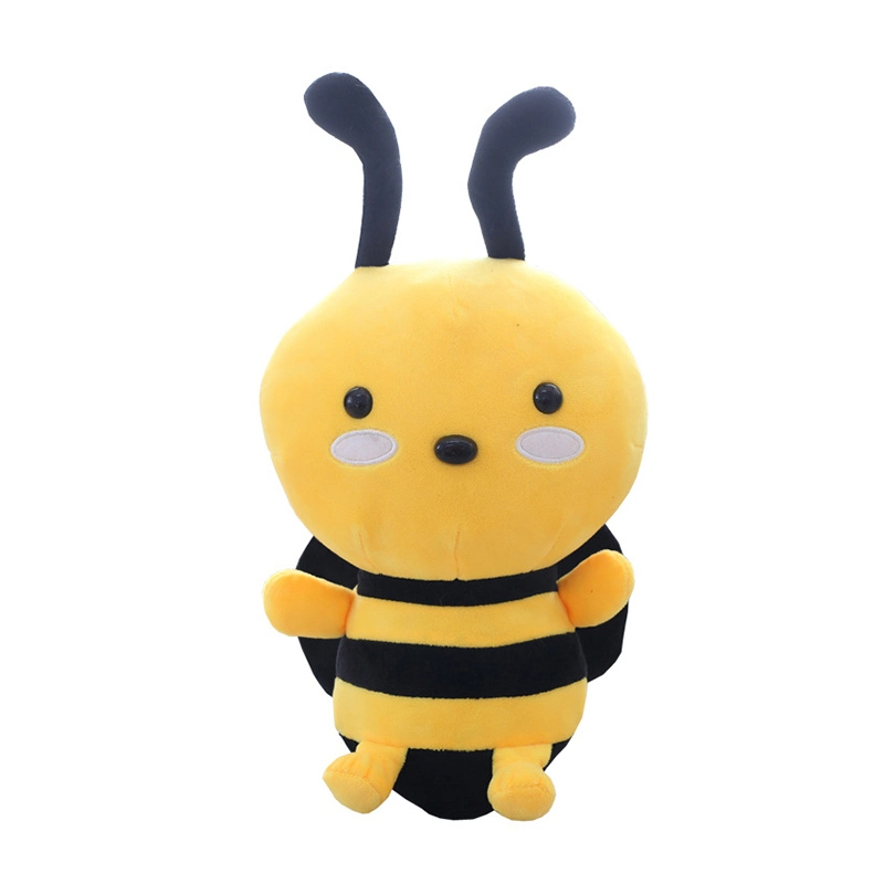 Cute Cartoon Yellow Bee Plush Toy 45cm Hardworking Yellow Bee Plush with Sleep Story Toy Soft Stuffed Plush Gifts for Children