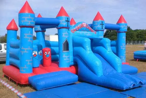 Excellent Quality Stability Kids Castles Inflatable Jumping Bouncy PVC Laminated Inflatable Castle Tarp