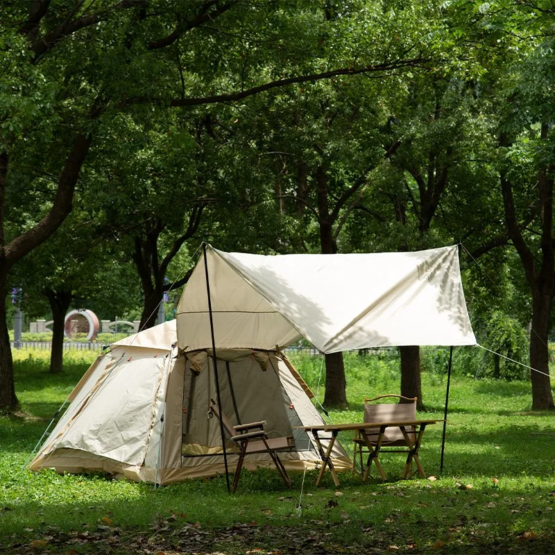 Tiendas portátiles espesadas bloque de sol salvaje para viajar Camping Picnic Tienda