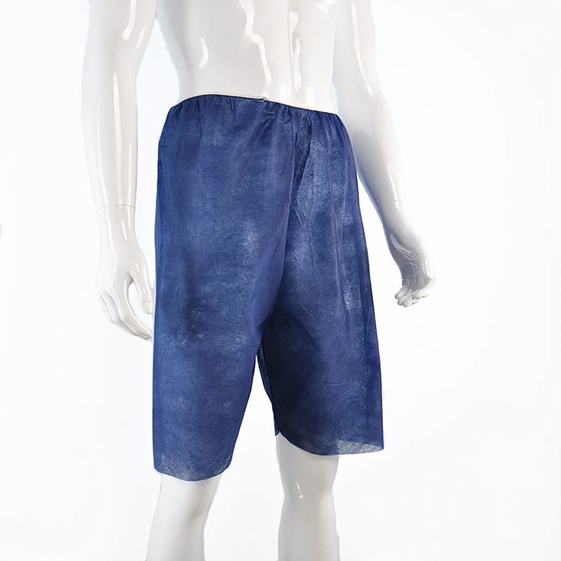 Disposable Sanitary Hygienic Nonwoven Salon/SPA/Massage Underwear Panties Comfortable Boxer Shorts Blue Underpants for Man
