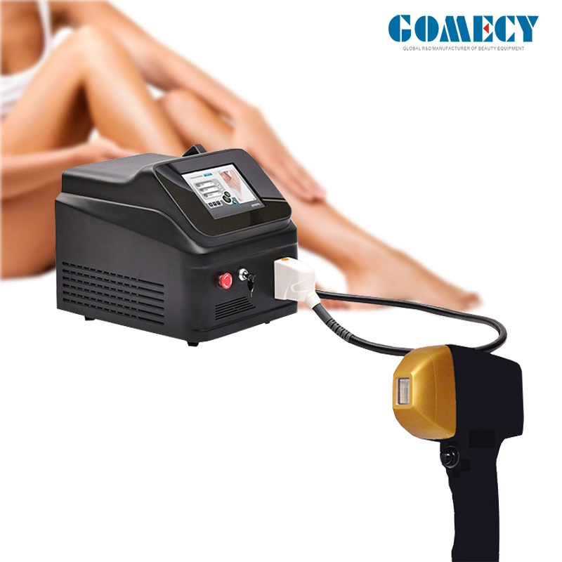 Gomecy Glory Modelo 755nm 1064nm 808nm Diodo láser de eliminación del cabello Depilacion Laser Machine and Handle Precio 808 Diodo Laser Hair Eliminación