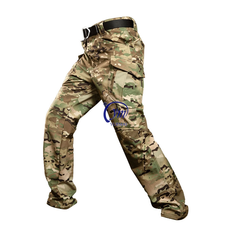 Militar táctica Windproof personalizada pantalones Pantalón impermeable de los hombres pantalón polar