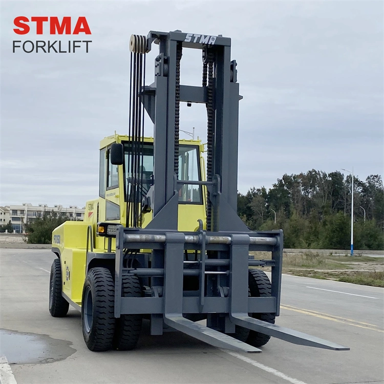 Stma Cheap Forklift Truck 13.5ton 15ton Forklift Truck Duplex Mast with Hydraulic Joystick and Air Conditioner