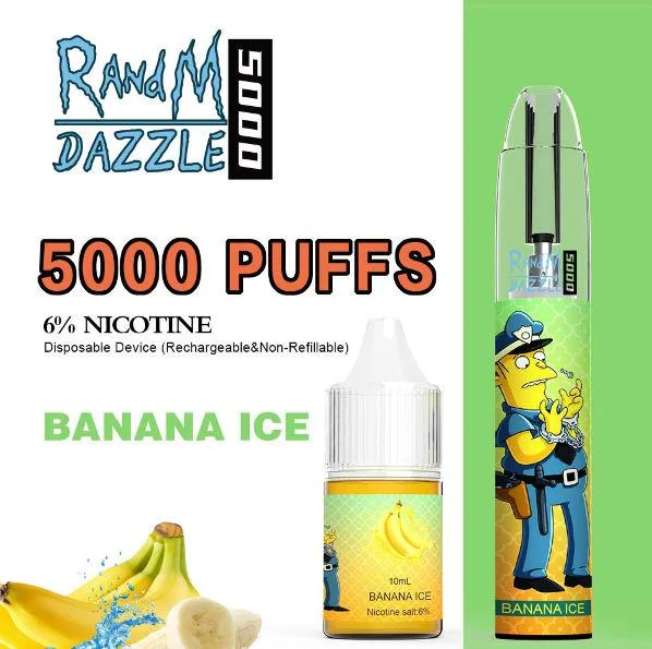 5000puff Disposable E-Cigarette 14 Smooth Fruit Flavors & Custom Tastes Welcomed