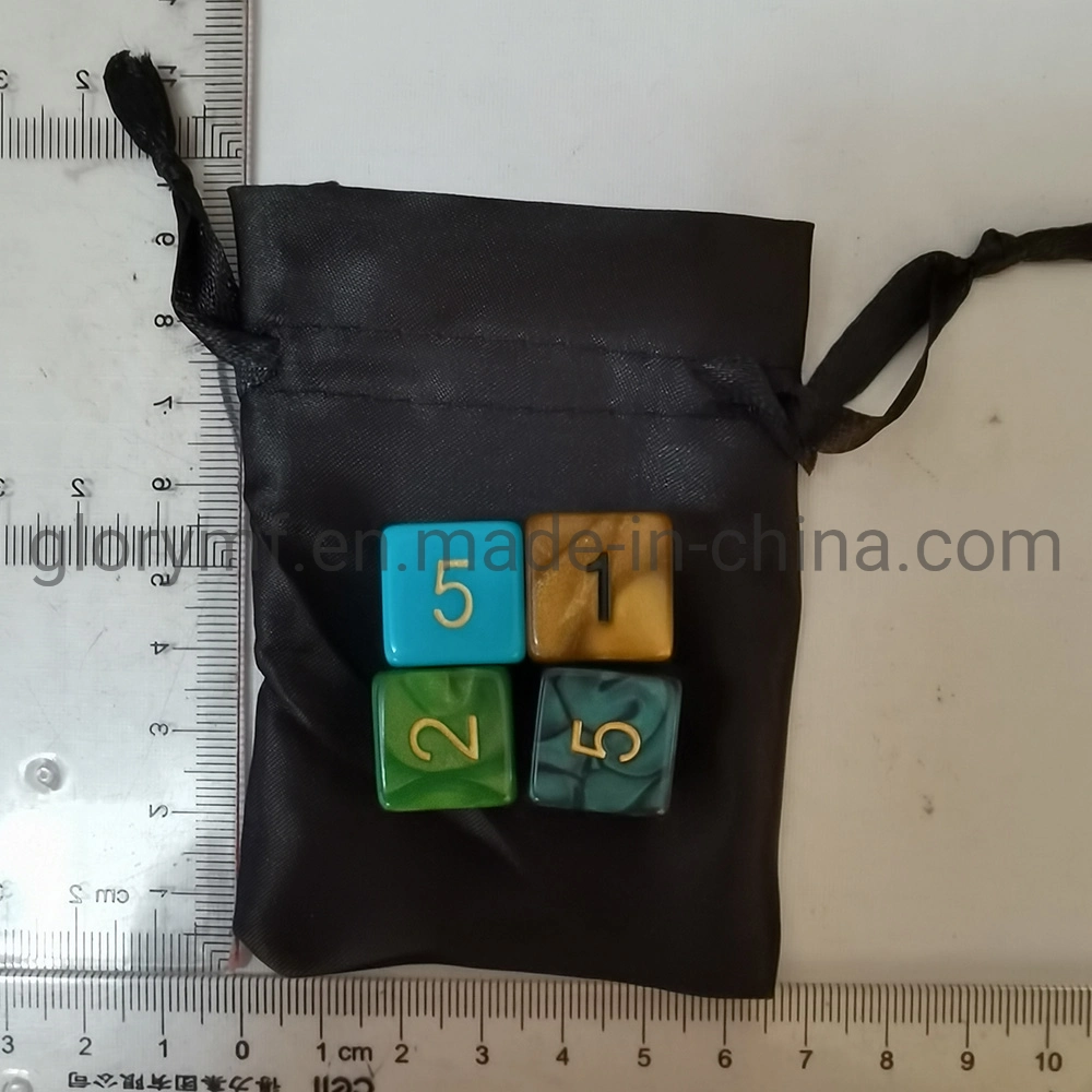 Cordón de terciopelo negro Bolso Bolsa de tela de algodón natural de promoción de cordón de algodón de Cuerda de Terciopelo de la bolsa de dados de la bolsa de cosméticos