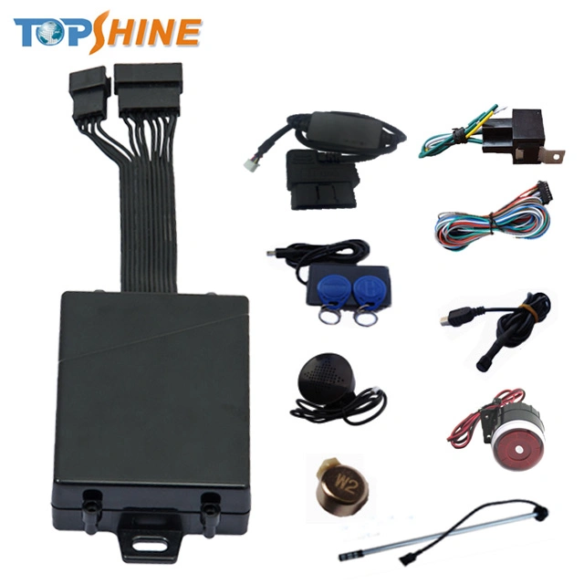 RFID Temperature Sensor 4G GPS Tracker with Obdii Can Bus