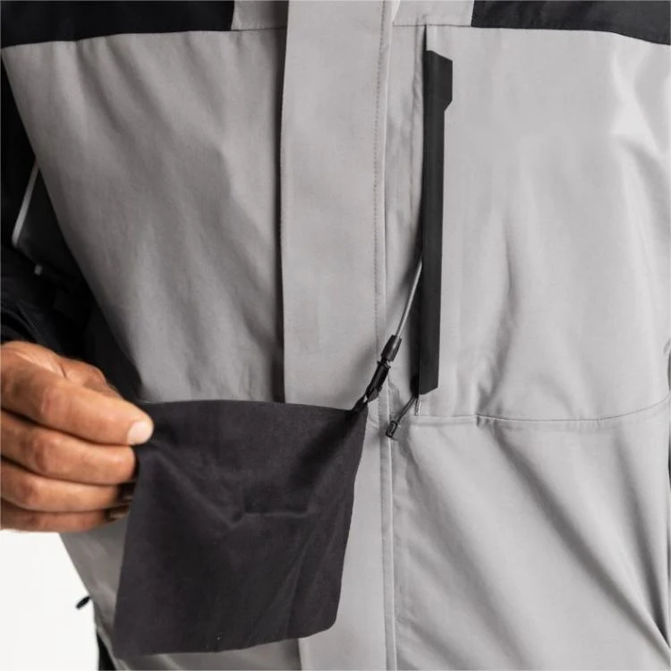 Chaqueta de pesca costera para hombre: Perfecta para dentro y fuera del agua con protección impermeable y cortaviento