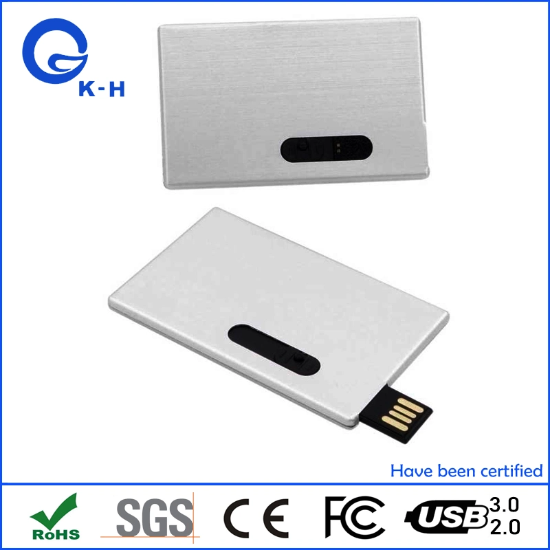 Metal Name Card 8GB 16GB Flash Memory USB 2.0