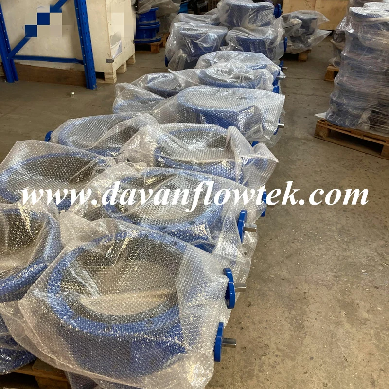 BS5163 Carbon Steel DN500 Pn16 Flanged Factory Double Offset/Eccentric Butterfly Valve