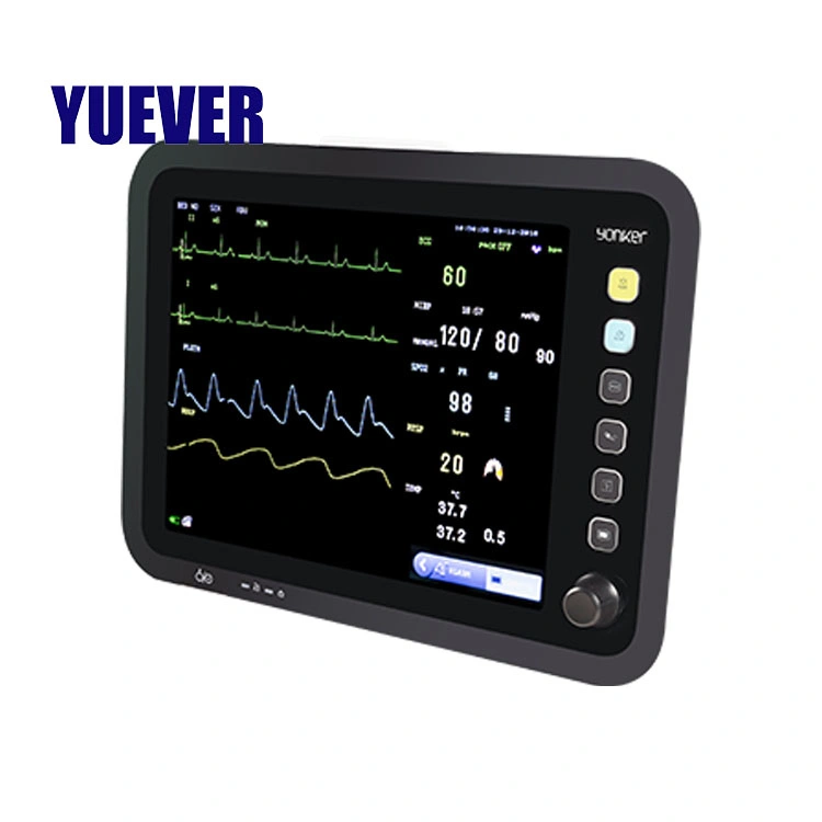 Yuever Medical Multi-Parameter Portable Veterinary Monitor Vet Krankenhaus Verwendung Kritisch Pflege Veterinärüberwachung