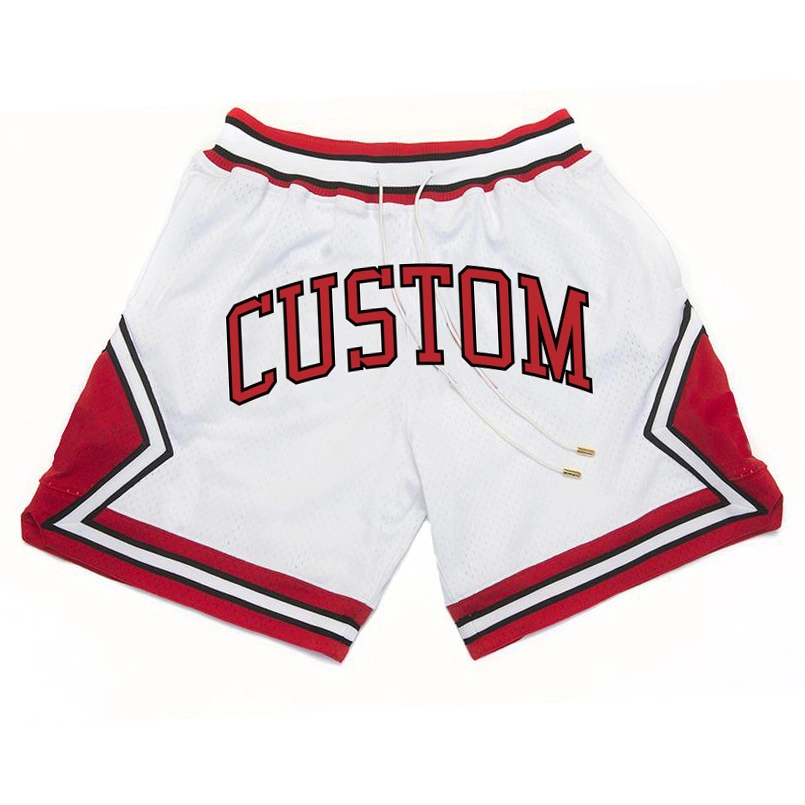 Wholesale Price Men&prime; S Basketball Jersey Custom Sublimated Printing Logo Sportswear Design Embroidery Sports Casual Mesh Basketball Shorts