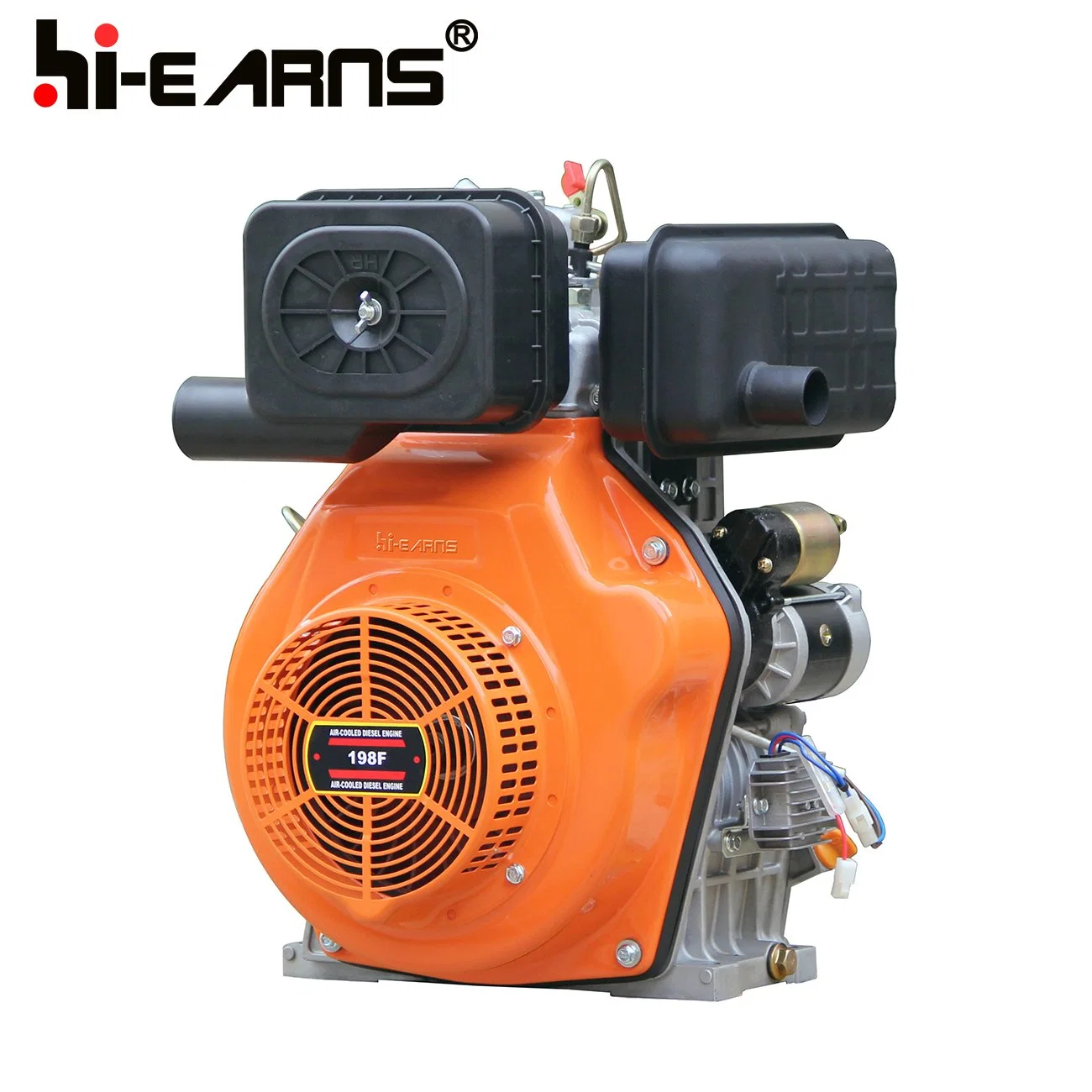 High quality/High cost performance  15HP Single Cylinder Air-Cooled 4-Stroke Diesel Engine (HR198FA) Basic Customization