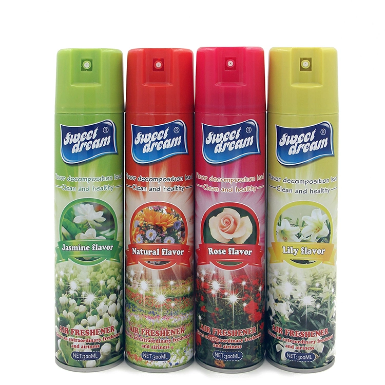 Hot Sale Canned Air Freshener Jasmine Scented Air Breath Freshener Spray Fresh Air Spray