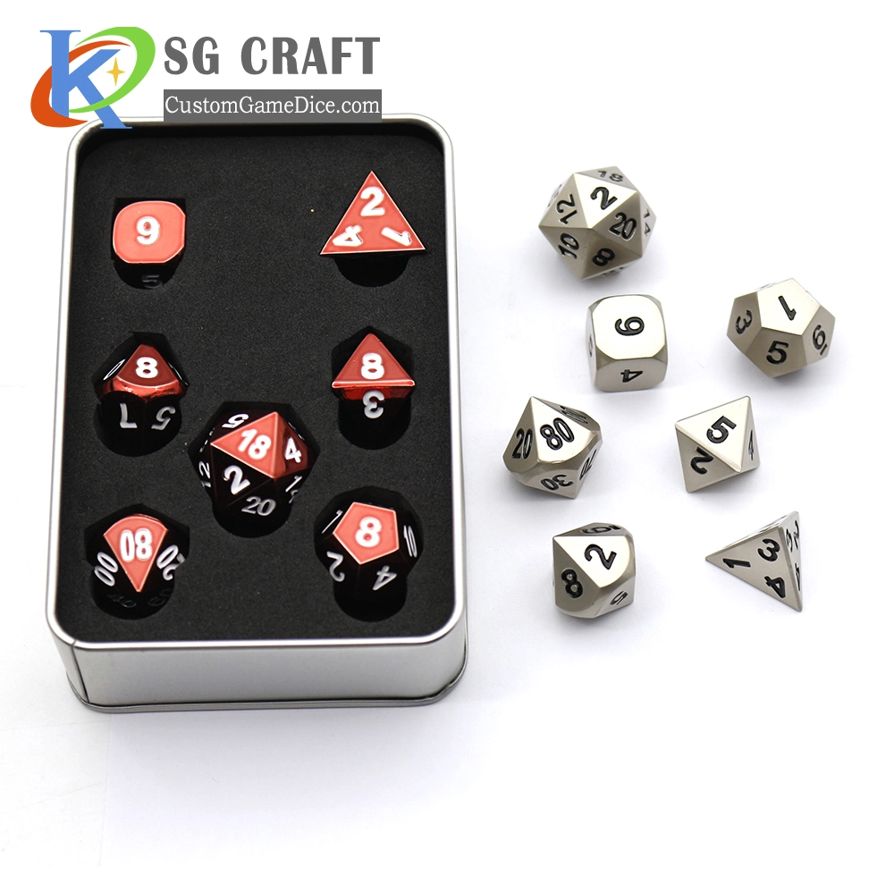 Hot Sales New Arrive One-off Distribution Dice Set Dice Box Dnd Dice Rpg Dice Dungeons and Dragons Dice Game Dice