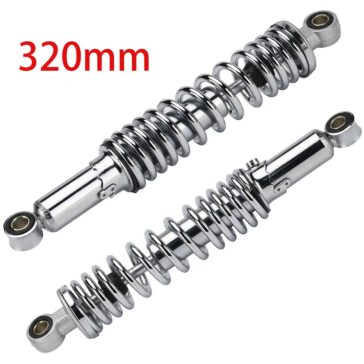 12.5''320mm Chrome Motorcycle Rear Air Shock Absorber Suspension for Honda