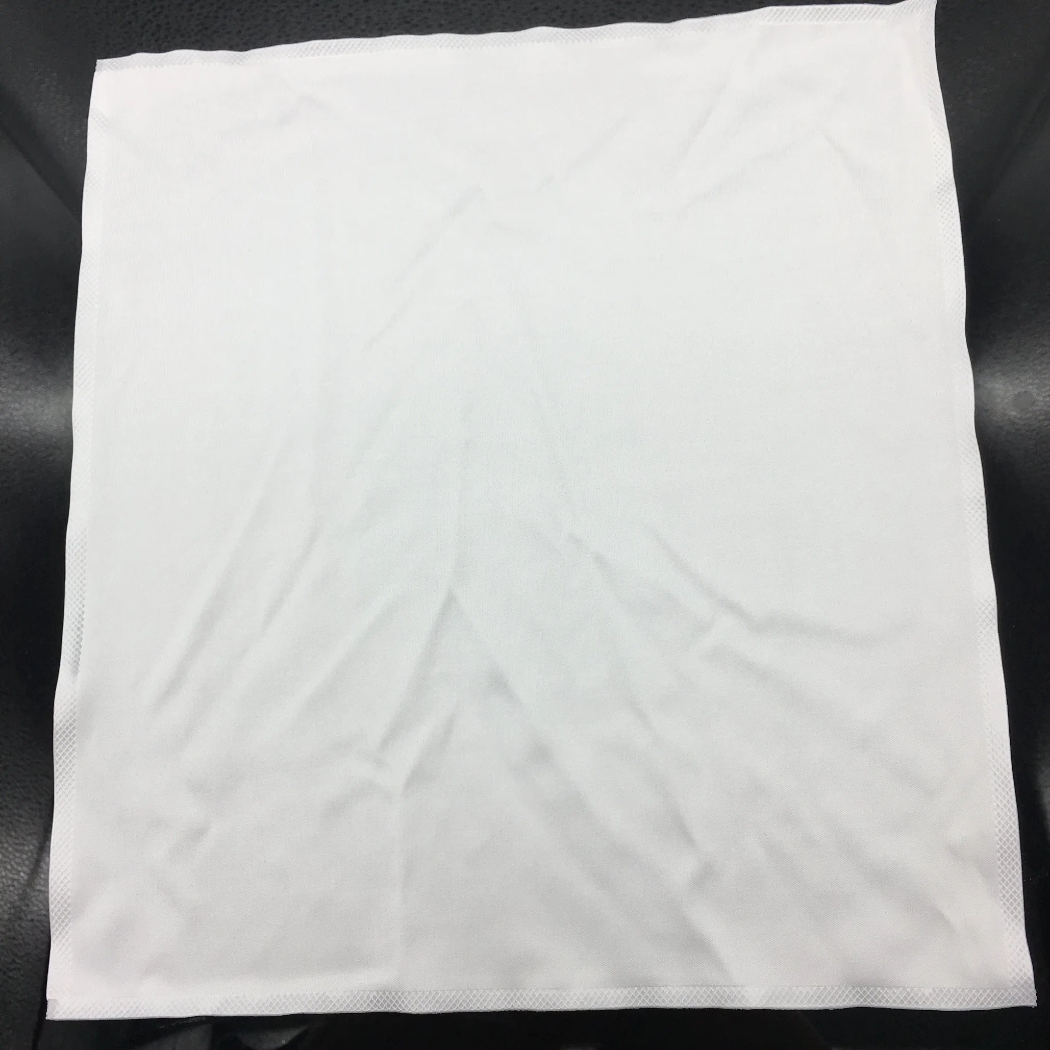 White Microfiber 9"*9" 200gsm clase 1000 limpia de sala limpia sin polvo Para Wafer