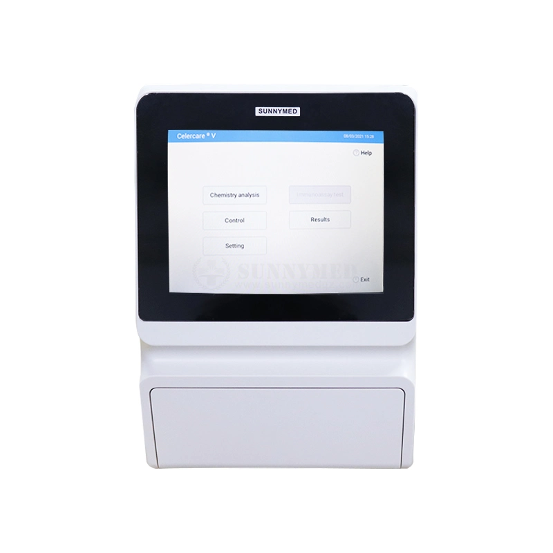 Sy-B175m High Quality Medical Clinical Fully Auto Poct Human Blood Testing Dry Chemistry Analyzer with Reagent Profile Panels