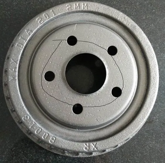 OE Number 42431-35030 Brake Drum for Auto Spare Part