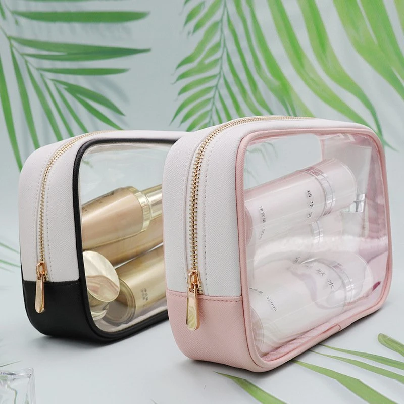 Clear Plastic PVC Cosmetic Travel Makeup Bag
