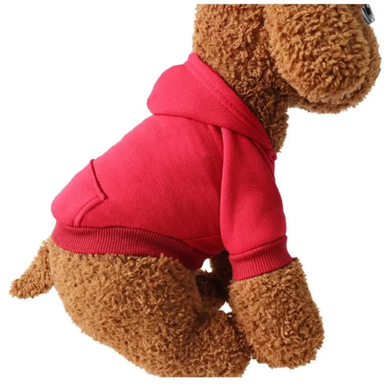 Mayorista/Proveedor barato Multicolor Soft Fleece cálido mascota Custom Hoodie Blank Ropa para perros