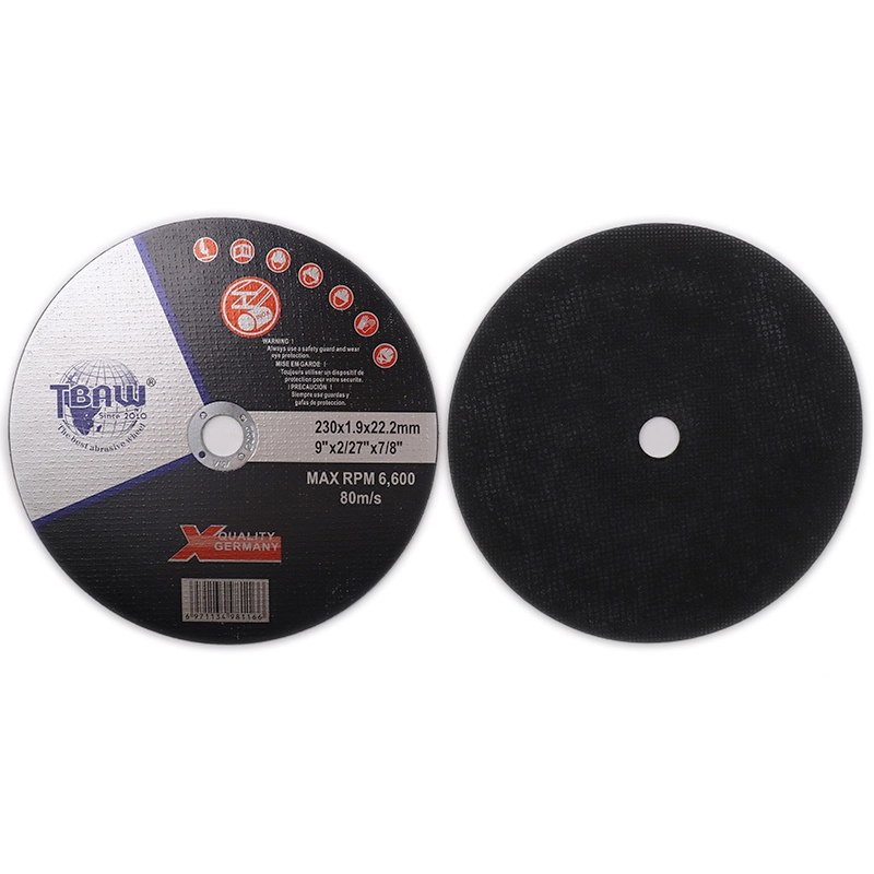 230X1.9X22.2 mm Cutting Disc Resin Bonded Cutting Wheels for Various Material